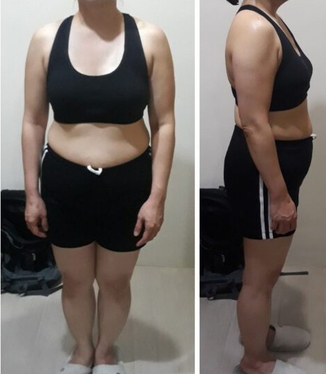Woman at 40%+ body fat